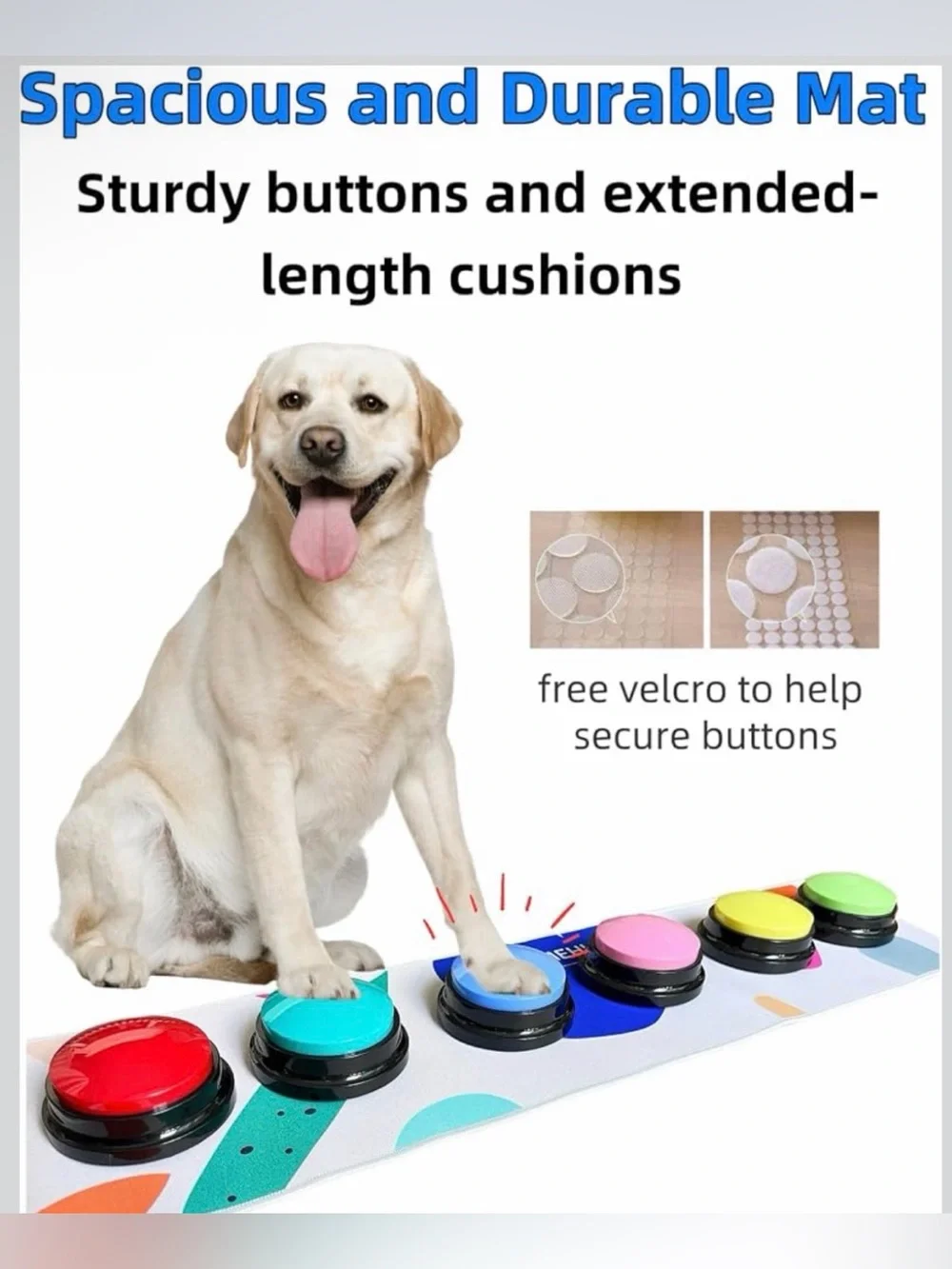 ZUMEHU-Dog Talking Buttons, 6 Colors Dog Buttons for Communication (NIB)